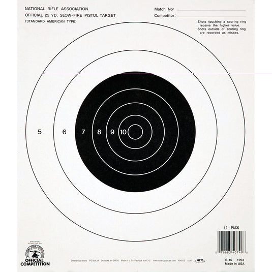 Champion Nra B16 25yd Pstl S/f 100pk