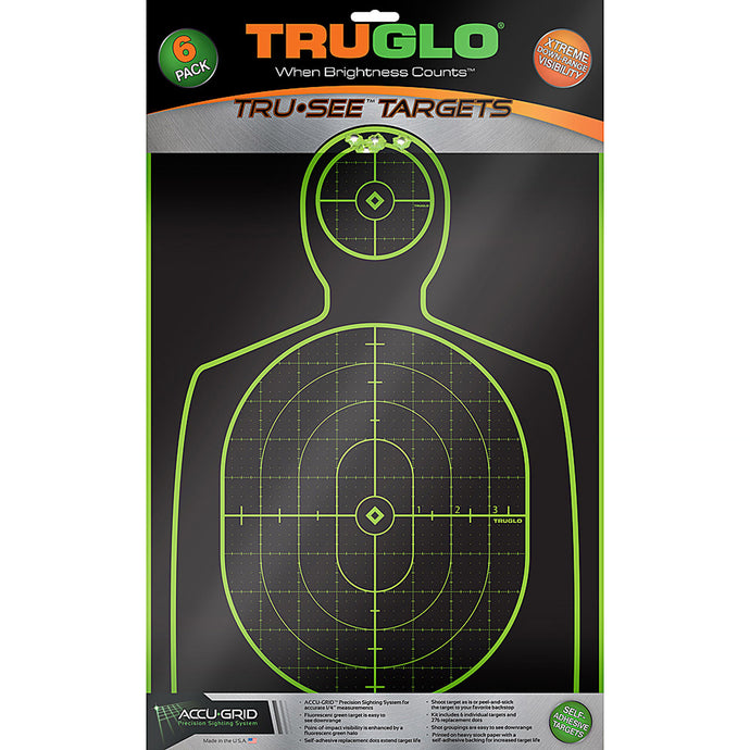 Truglo Tru-see Hndgn Target 12x18 6pk