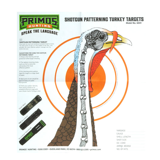 Primos Paper Turkey Target 12ct