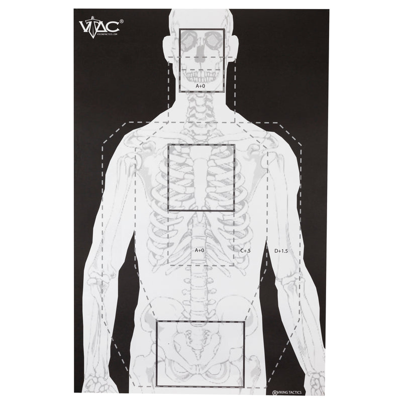 Load image into Gallery viewer, Action Target 2 Sided By Viking Tactics 100 Pack (VTAC-P-100)

