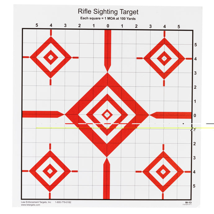 Action Target Advanced Rifle Sighting 100 Pack (SI-13-100)