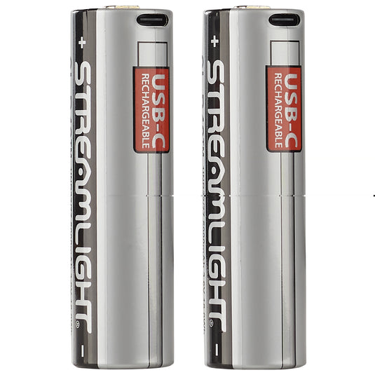 Streamlight SL-B48 USB-C Rechargeable Li-Ion Battery Pack, 2-Pack, 5000mAh, 88133