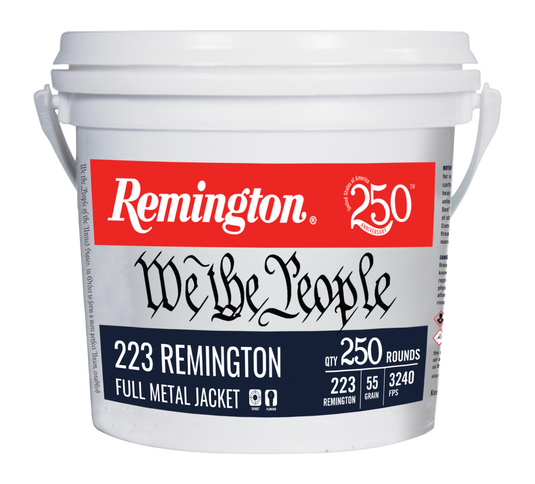 Remington Ammunition .223 Remington 55gr Full Metal Jacket Bulk 250-Round Box 21388