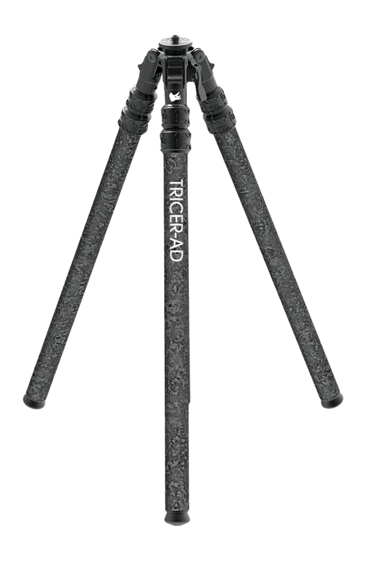 TRICER AD 2.0 Carbon Fiber Tripod, 64-inch Height, 26.4 lb Capacity — AD-TRI-2