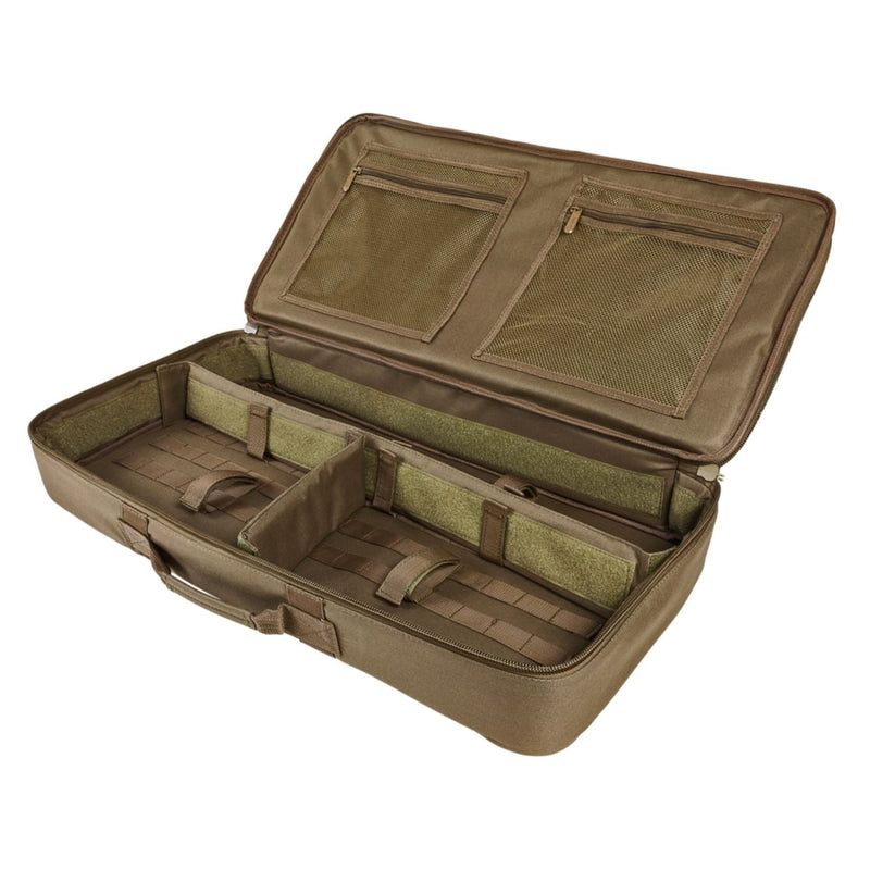 Load image into Gallery viewer, Vism Deluxe Double Rifle Case 46 InL X 13 InH-Tan
