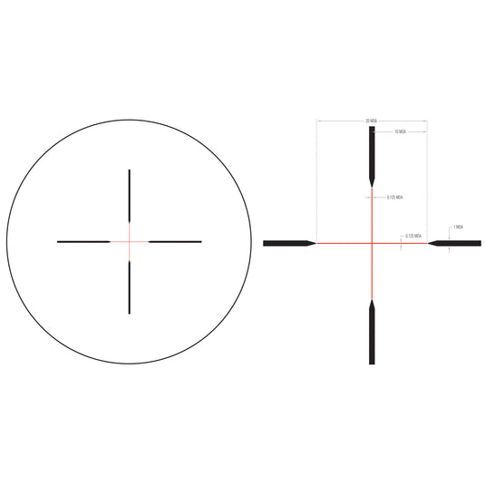 Trijicon Credo Hx 2.5-10x56 Std Red