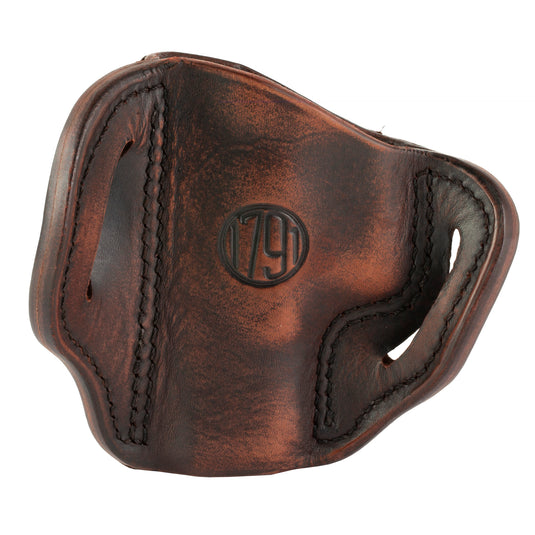 1791 Outside the Waistband (OWB) Belt Holster (Vintage Brown, Right Hand) - Size 2.1