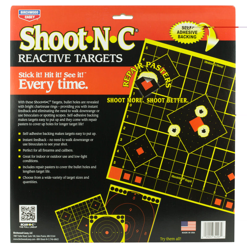 Load image into Gallery viewer, Birchwood Casey Shoot-N-C Reactive Targets - 5 Pack
