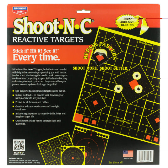 Birchwood Casey Shoot-N-C Reactive Targets - 5 Pack