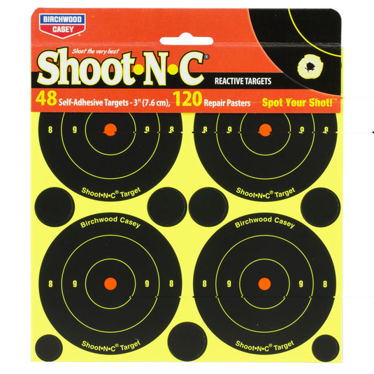 Birchwood Casey Shoot-N-C Rnd Bullseye Target 48-3