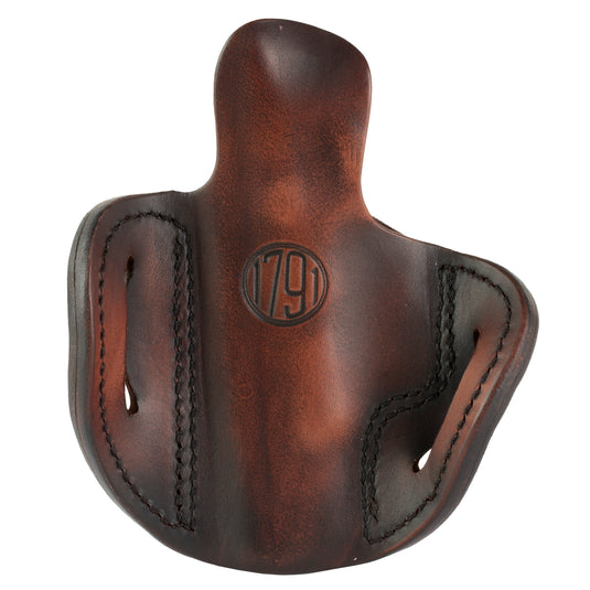 1791 Optics Ready Outside the Waistband (OWB) Leather Holster (Vintage Brown, Right Hand) - Size 2.1