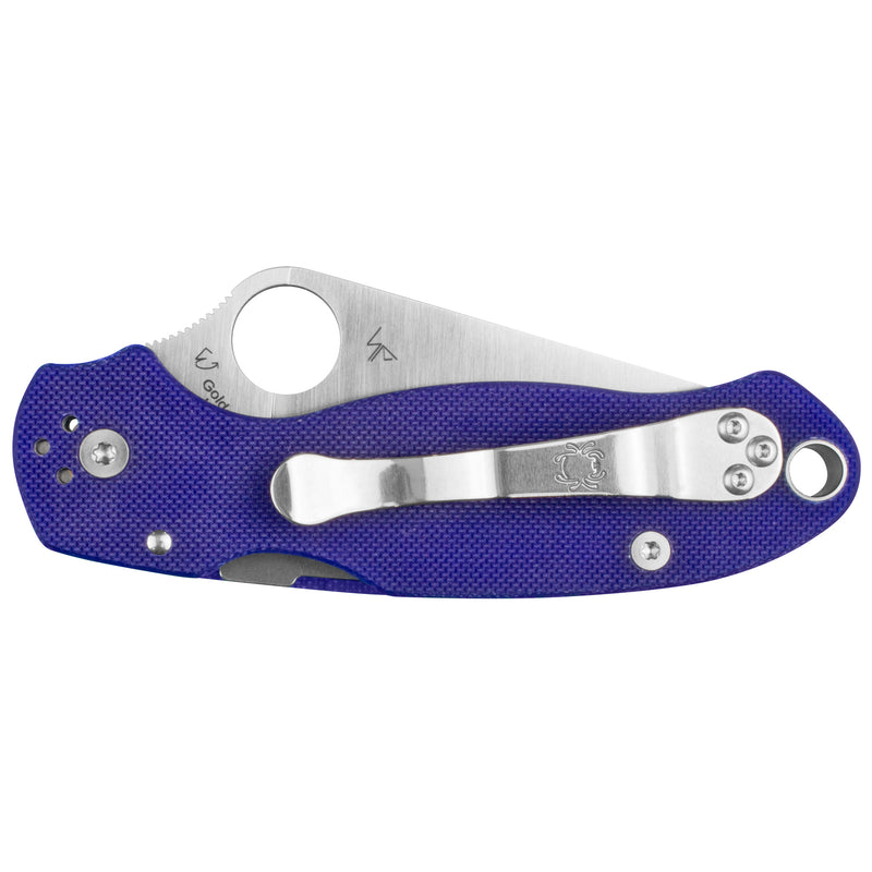 Load image into Gallery viewer, Spyderco Para 3 G-10 Dark Blue
