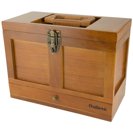 Outers 25pc Universal Cleaning Wooden Tool Box