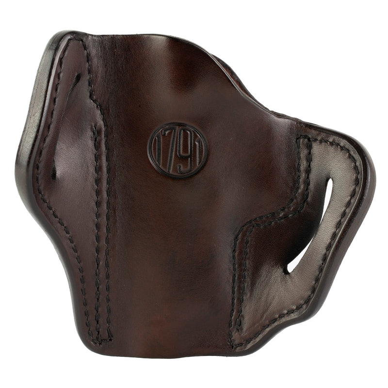 Load image into Gallery viewer, 1791 Optics Ready Outside the Waistband (OWB) 2.3 Leather Belt Holster (SIGnature Brown, Right Hand)
