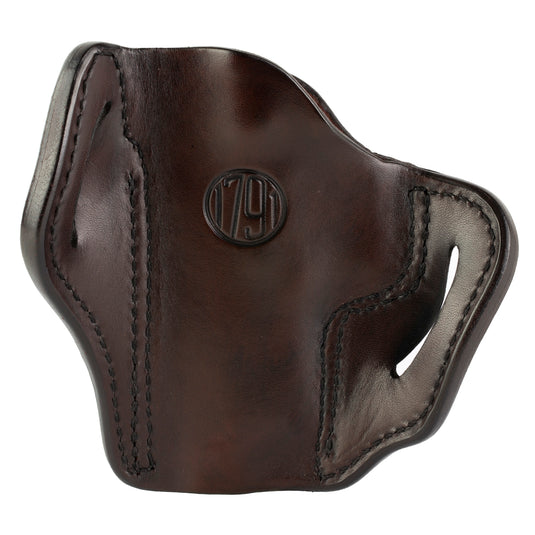 1791 Optics Ready Outside the Waistband (OWB) 2.3 Leather Belt Holster (SIGnature Brown, Right Hand)