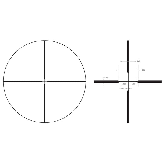 Trijicon Huron 3-9x40 Std Dplx