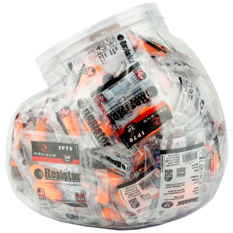 Load image into Gallery viewer, Radians Foam Plugs Nrr32 100/jar
