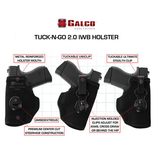 Galco Tuck-n-go Shield with tlr6 Rh Bk