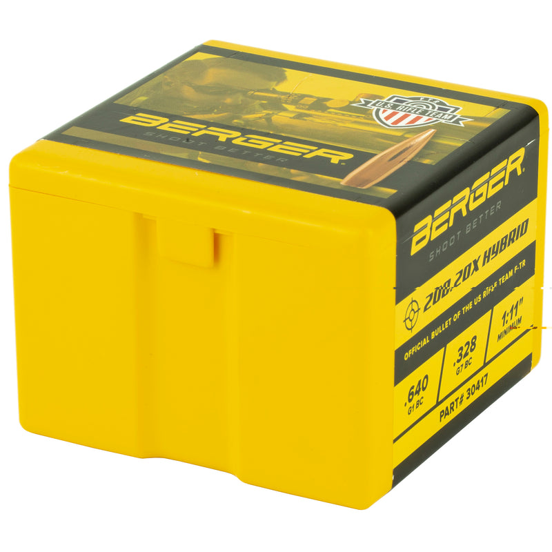 Load image into Gallery viewer, Berger .30 200gr Hybrid Target 100ct
