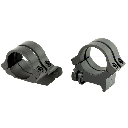 Weaver Quad Lock Rings 1" Hi Ext MBlack