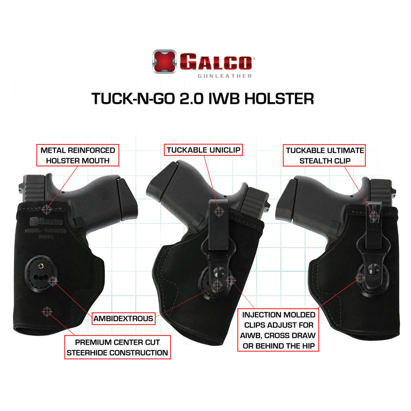 Load image into Gallery viewer, Galco Tuck-n-go For G43 with tlr6 Rh Bk
