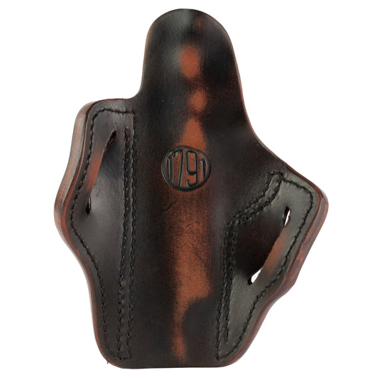 1791 Outside the Waistband (OWB) Belt Holster (Vintage Brown, Right Hand) - Size 1