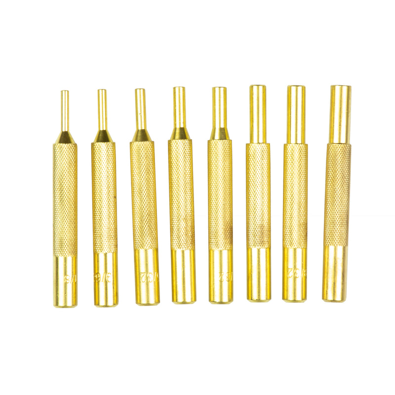 Load image into Gallery viewer, Wheeler Brass Punch Set 8 Piece
