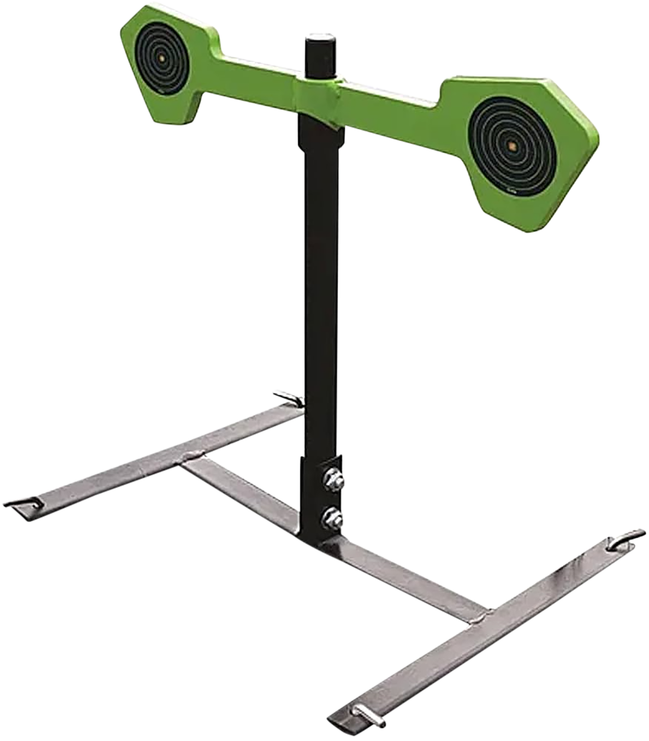 SME Spinning Handgun Target, Steel with Impact Motion, Black/Green, Gr ...