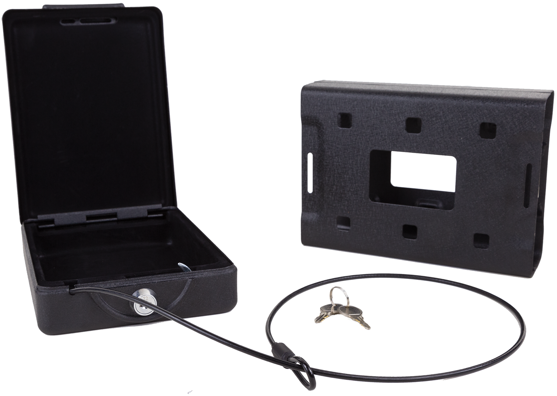 Bulldog Car Vault Safe with Keyed Lock, Powder-Coated Steel, 11.3 x 6 ...