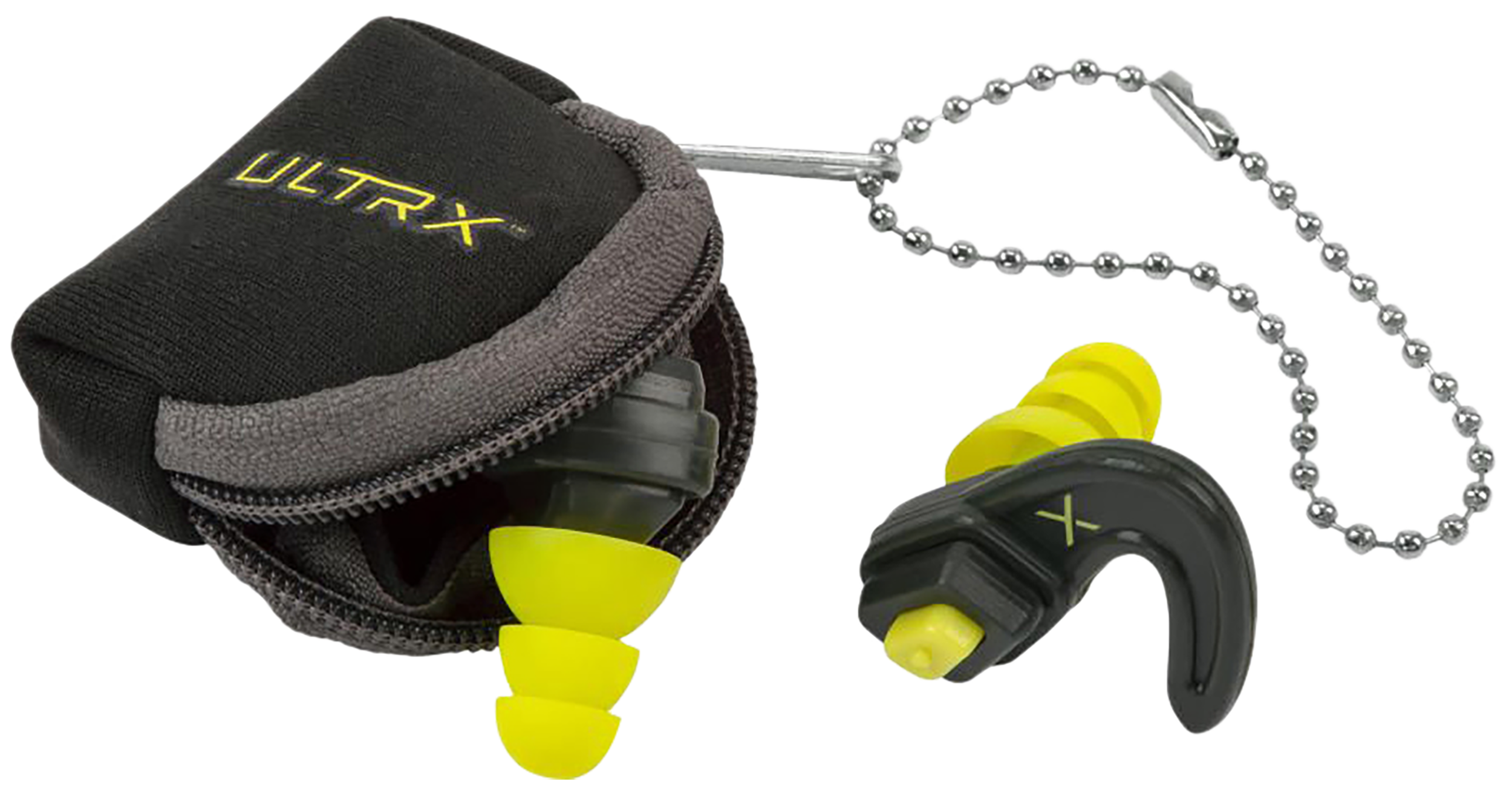 Allen ULTRX Shift Adjustable Ear Plugs, Gray/Yellow, Passive Hearing P ...