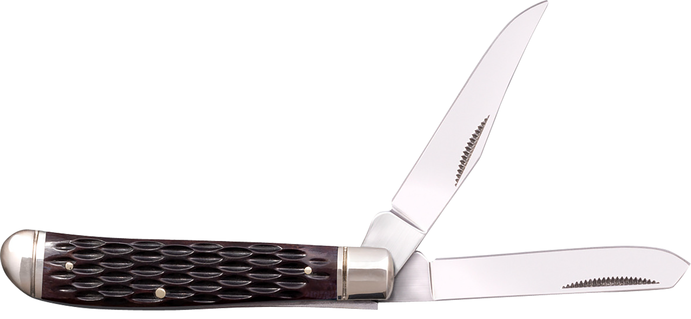 Cold Steel Mini Trapper Folding Knife, Jigged Bone Handle, Slipjoint ...