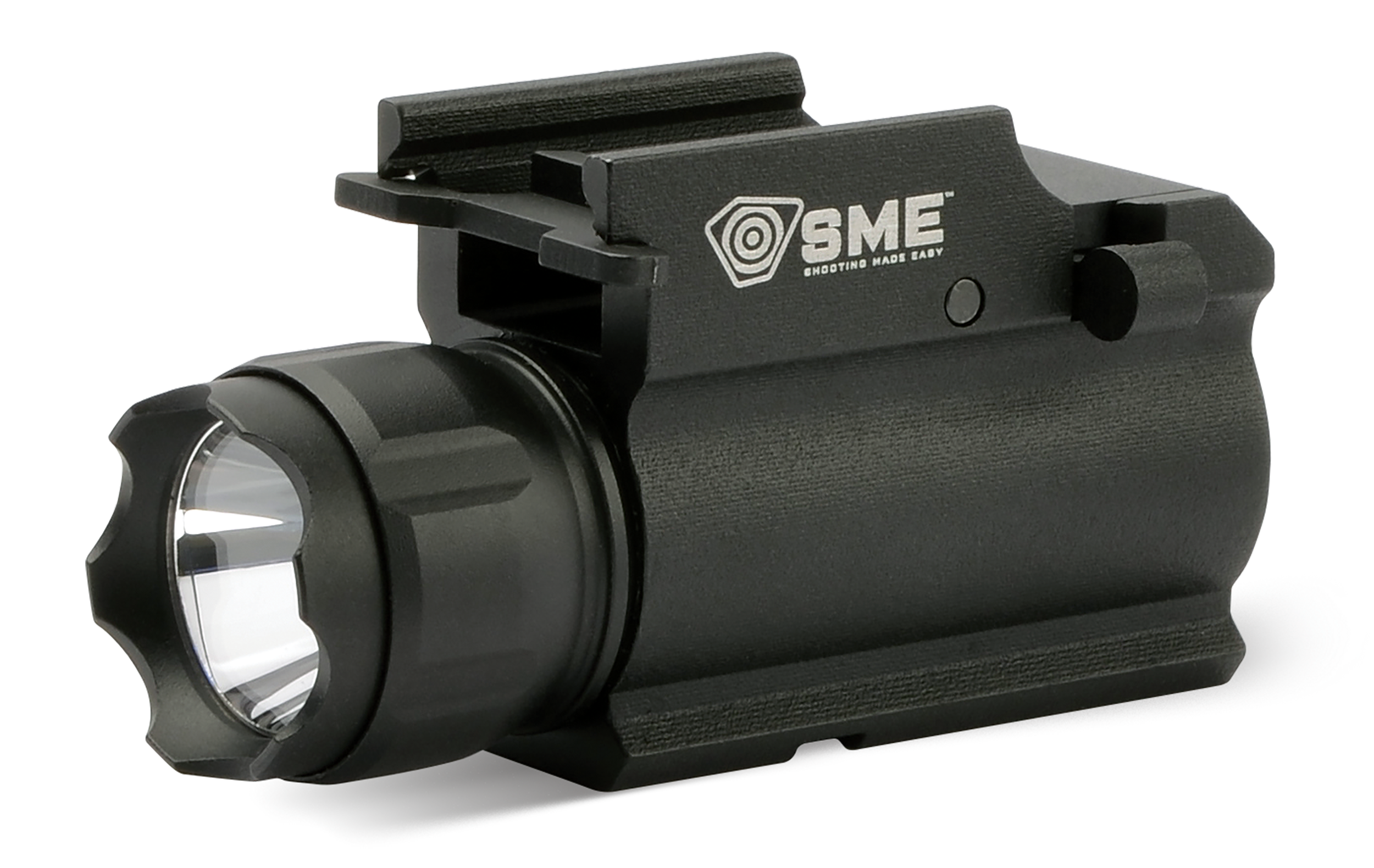 SME Rail-Mounted Pistol Weapon Light, 250 Lumens Cree R5 LED, Aluminum ...