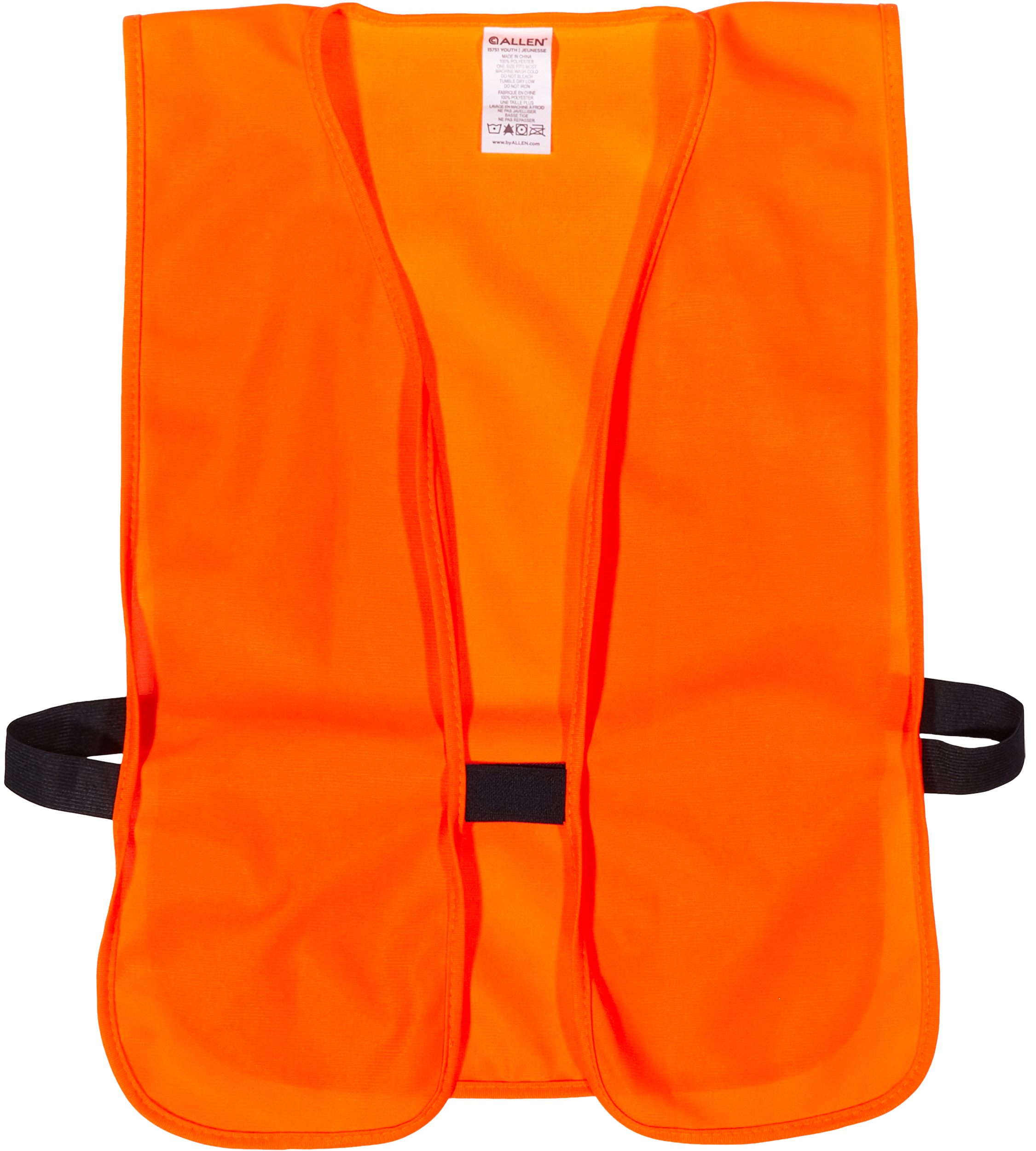 Allen Youth Blaze Orange Hunting Safety Vest, Quiet Polyester with Hoo ...