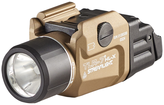 streamlight pistol flashlight Streamlight TLR-7 HL-X USB Pistol Light, 1000/500 Lumens, FDE, Multi-F – TLO Outdoors