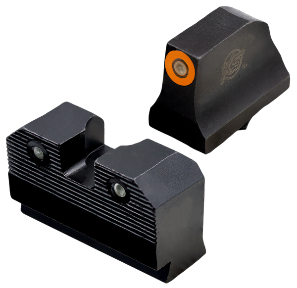 XS SIGHTS R3D 2.0 Suppressor Height Night Sights for Glock, Orange