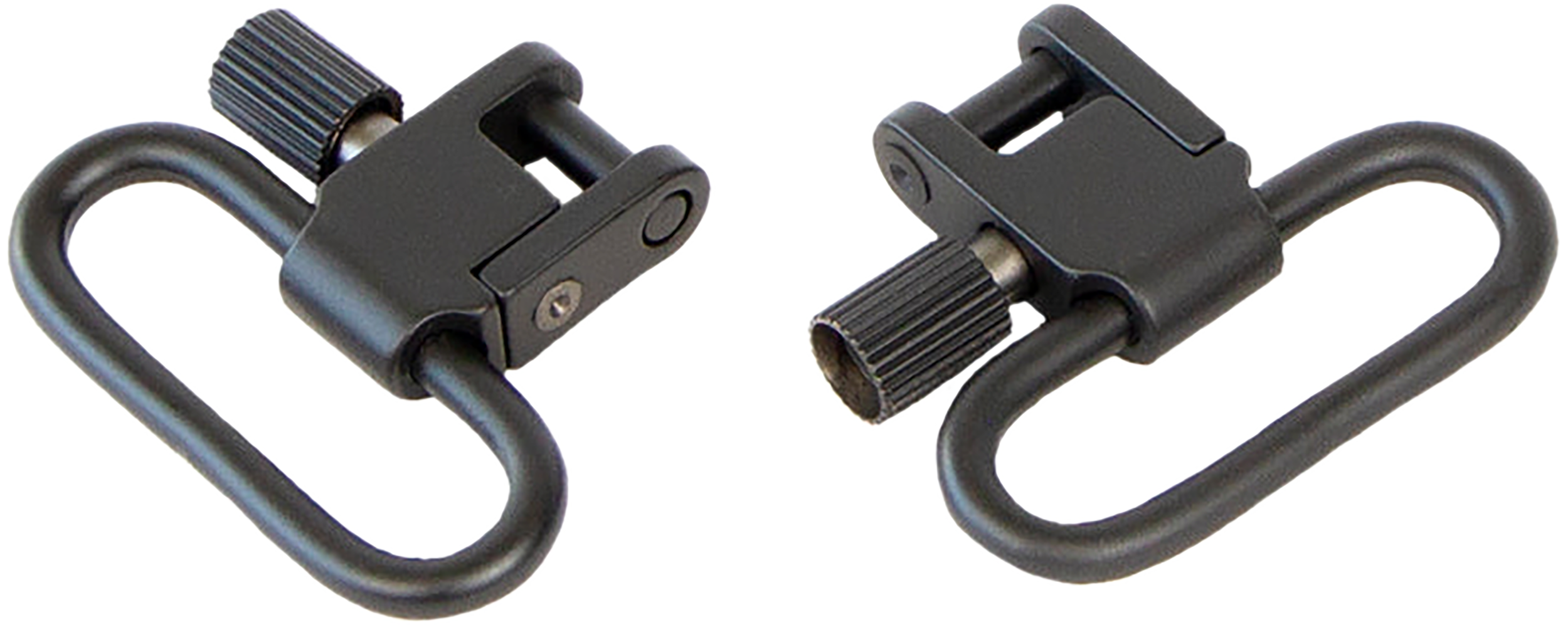 Bulldog Deluxe Locking Sling Swivel Set for Firearm Slings, Black Stee ...