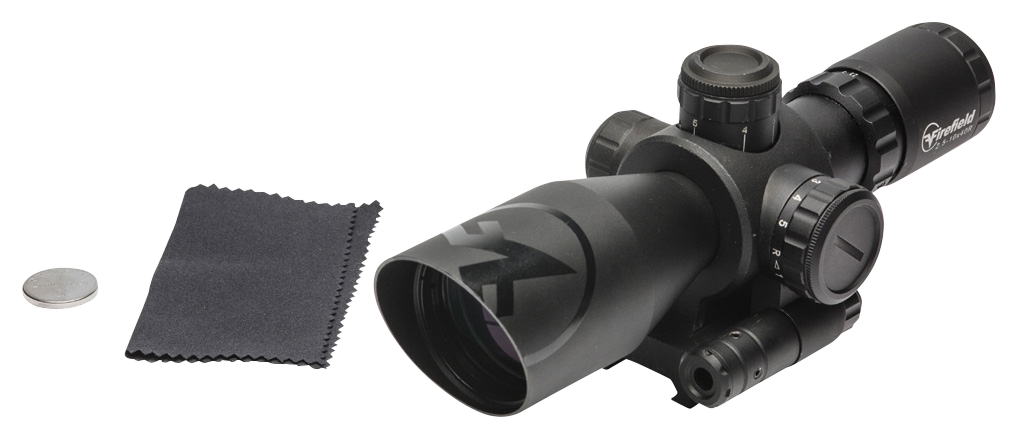 Firefield Barrage 2.5-10x40 Rifle Scope w/ Red Laser, Illuminated Mil ...