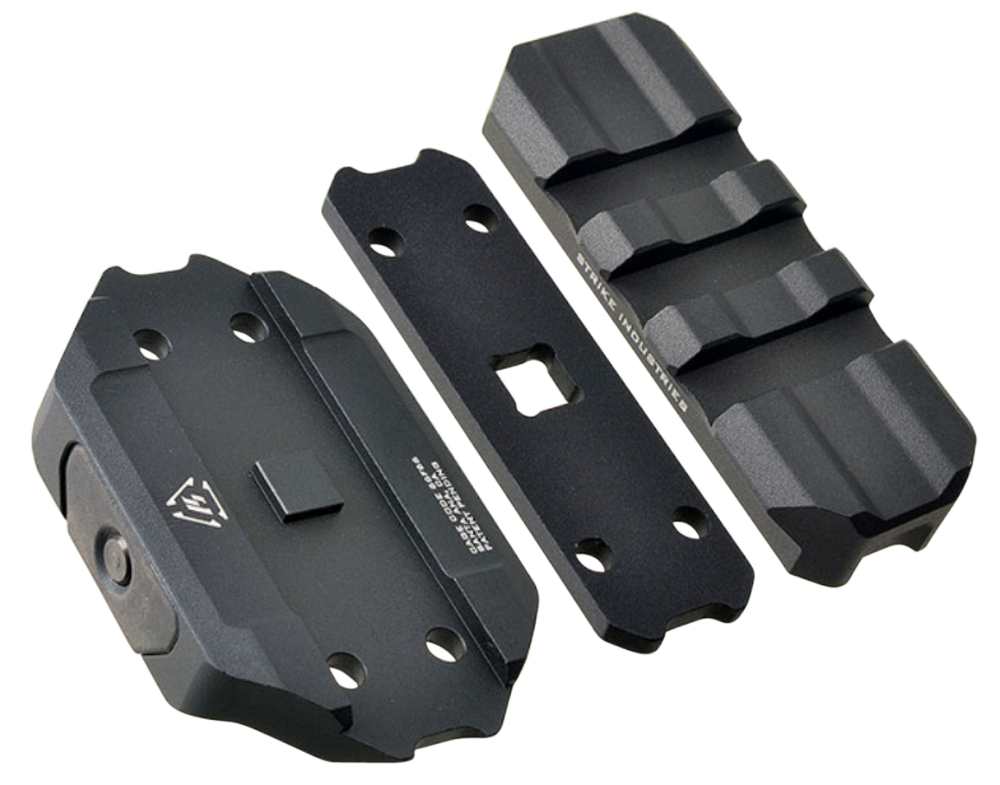 T Rex Risers Strike Industries REX Riser Picatinny Mount, Low-Profile Black Anodize ...