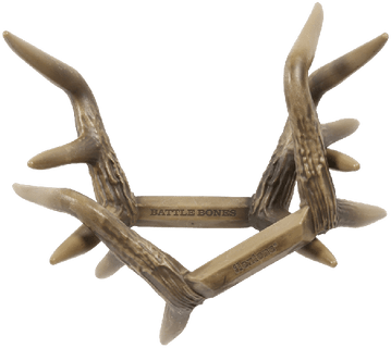 Antler Rattle Flextone Battle Bones Deer Rattling Antlers with Hex Grip & Antler Mas ...