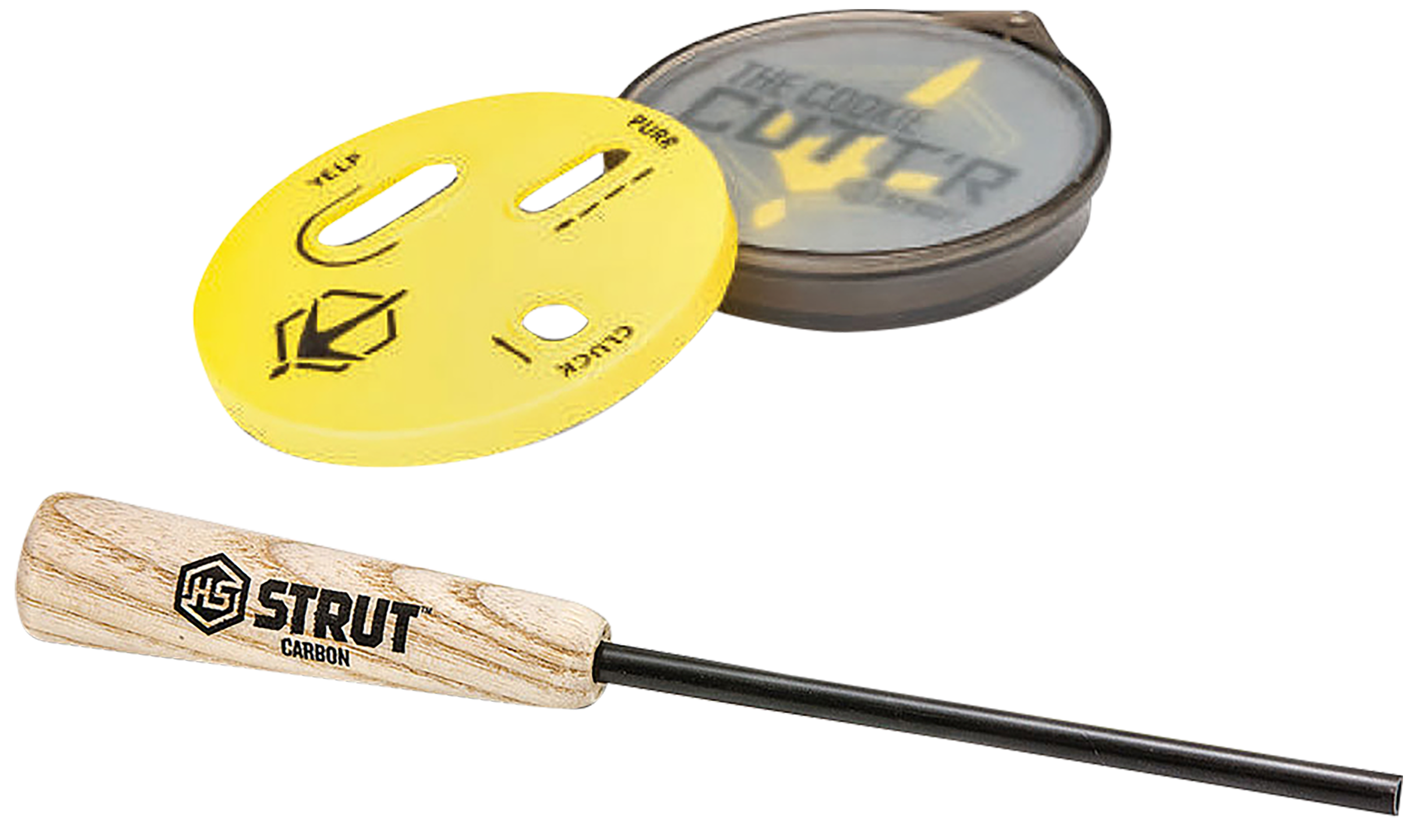 Hunters Specialties Cookie CuttR Glass Pot Turkey Call with Quick-Refe ...