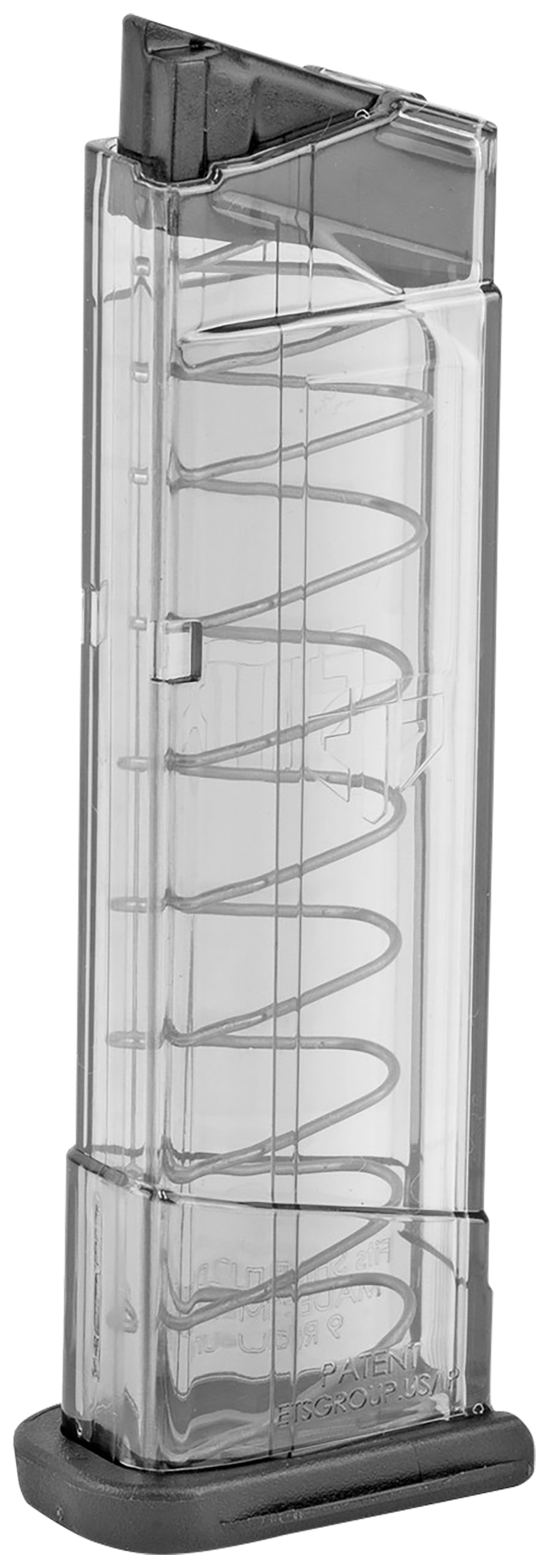 ETS Group S&W M&P Shield 9mm 9-Round Translucent Polymer Magazine, Cle ...