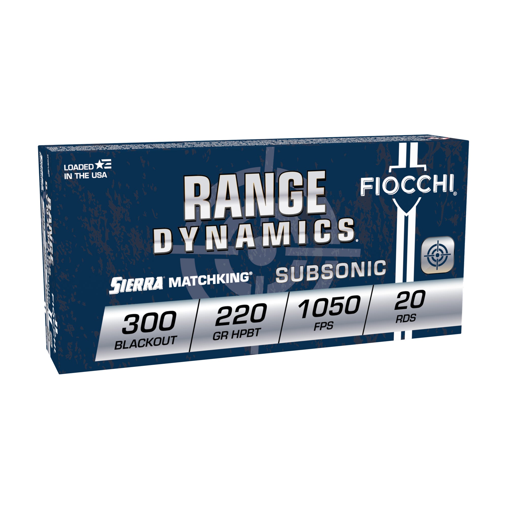 Fiocchi Range Dynamics .300 Blackout 220gr Subsonic Hollow Point Boat ...