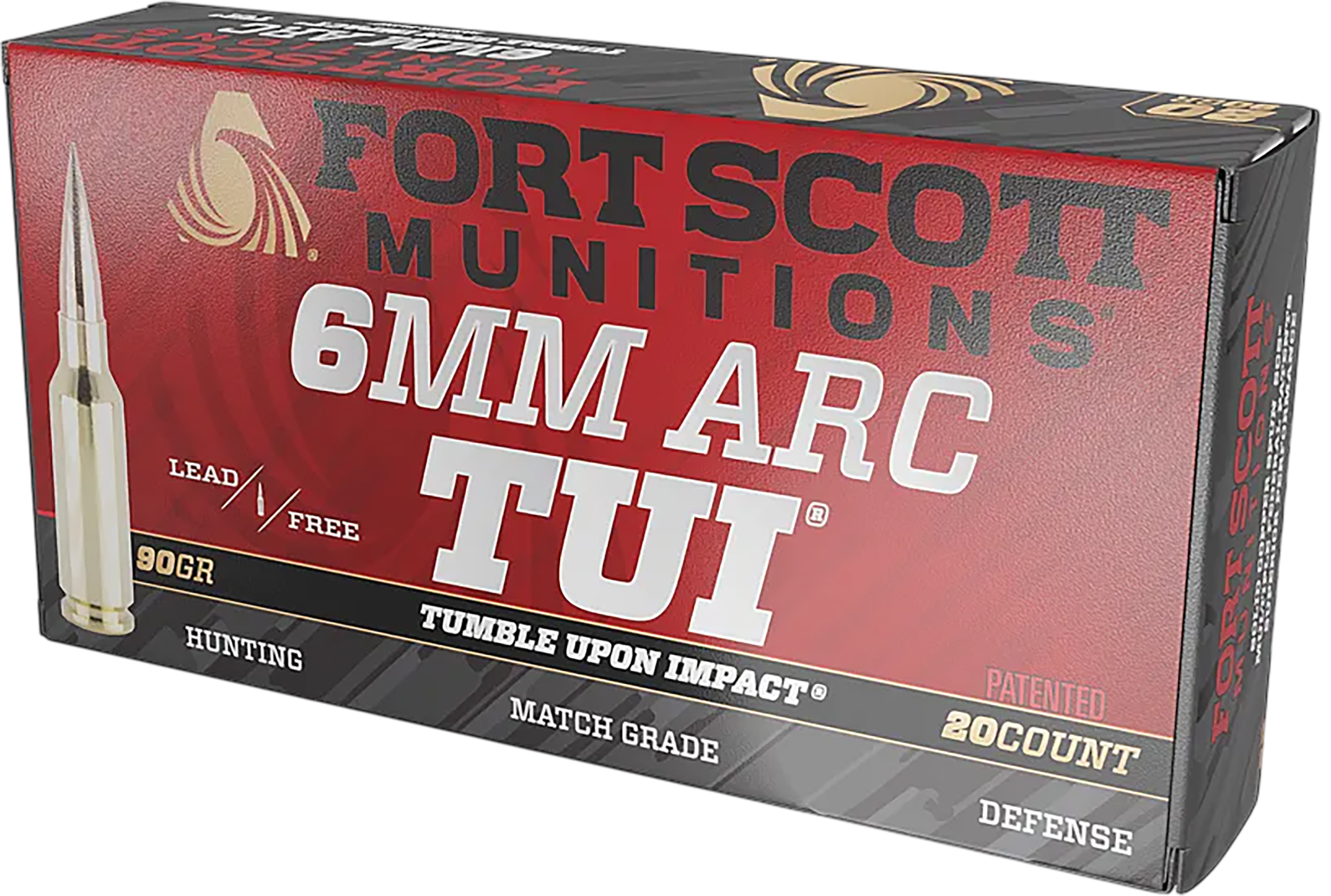 Fort Scott Munitions 6mm ARC 90gr Lead-Free Solid Copper Spun TUI Rifl ...