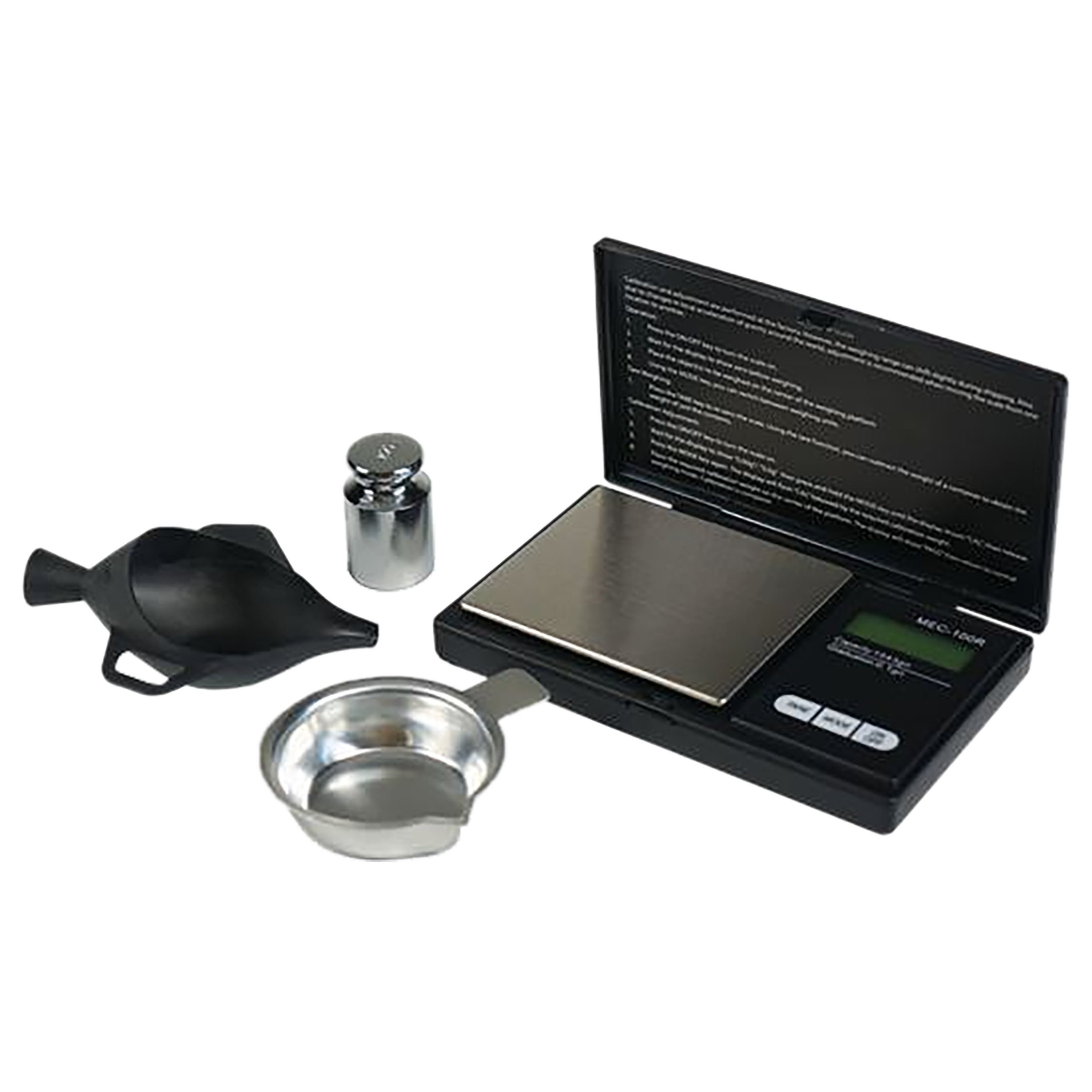 Powder Small Scale MEC Digital Powder Scale Kit with Pan & 100g Calibration Weight for Re ...