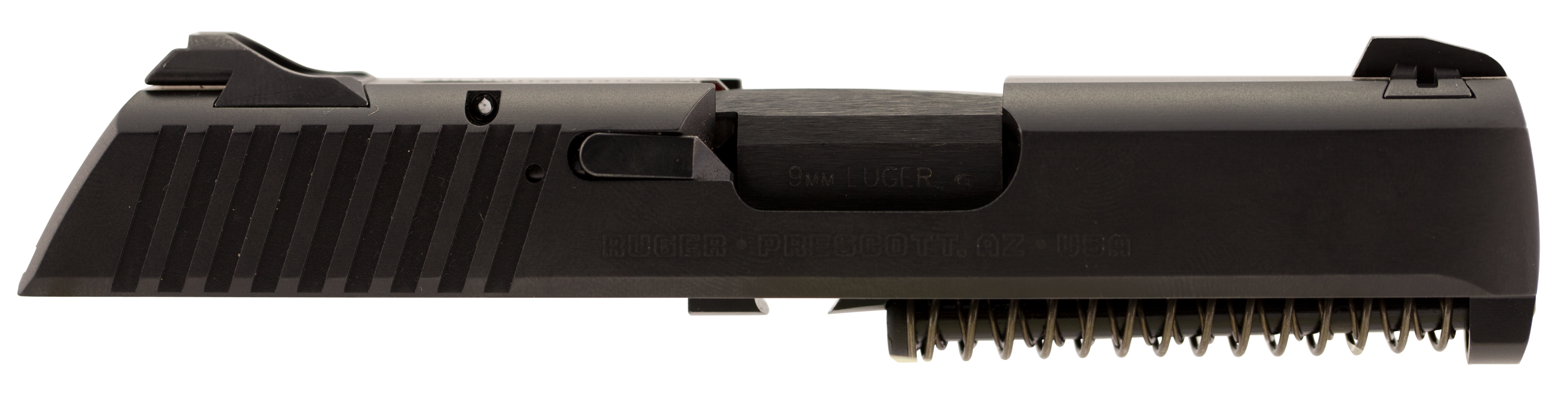Ruger LC9 9mm Luger Conversion Kit, Blued Steel Slide & Barrel with 7 ...