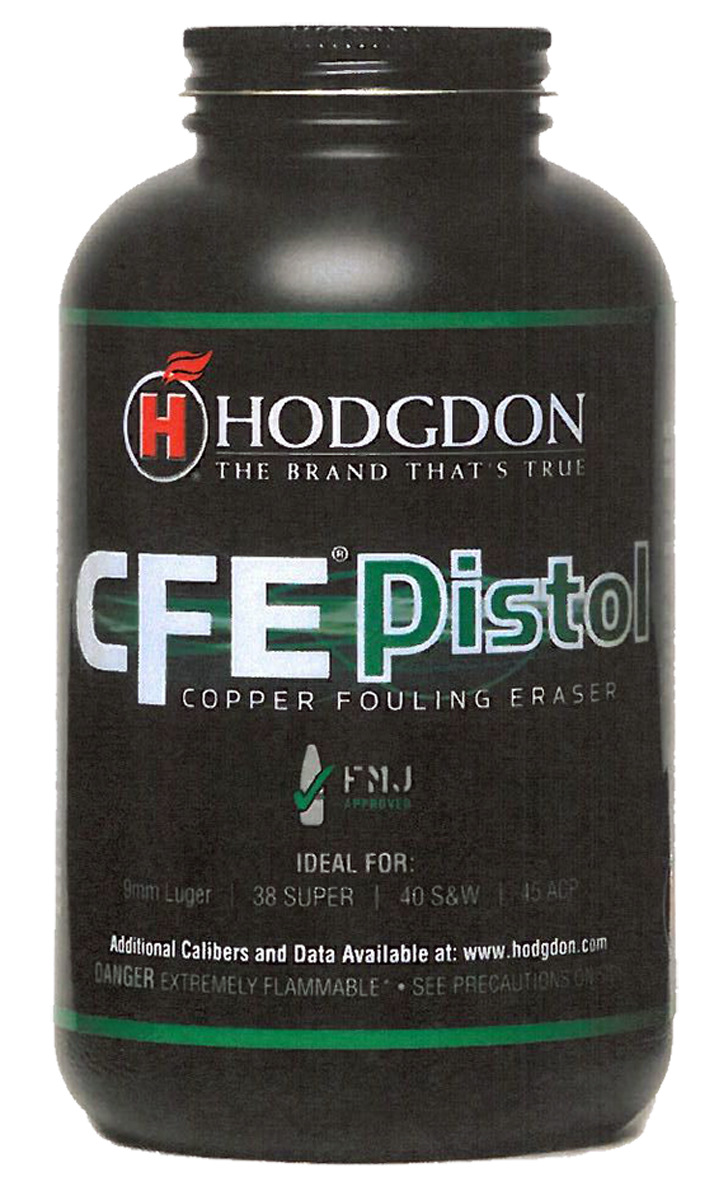 Hodgdon CFE Pistol Smokeless Powder 1 lb Spherical Copper Fouling Eras ...