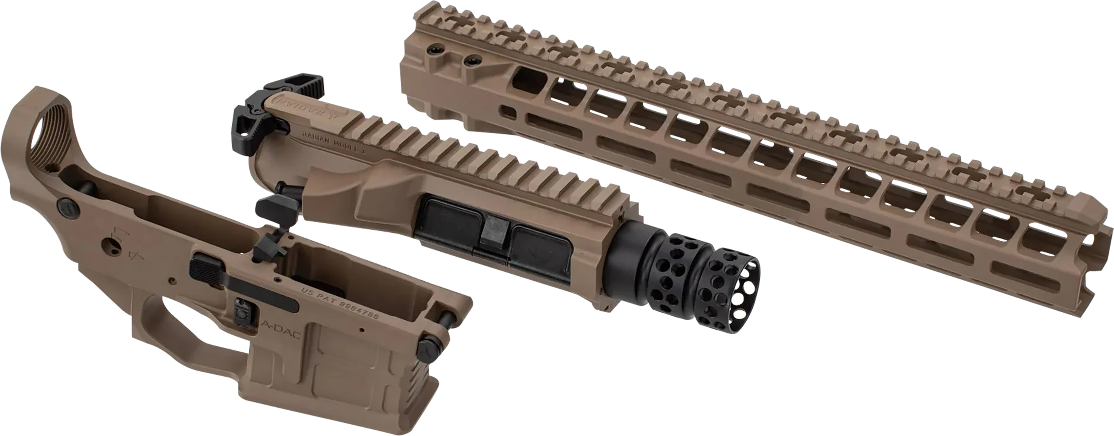 Radian Weapons Model 1 Builder Kit Billet Upper/Lower Set w/ 14 Inch M ...