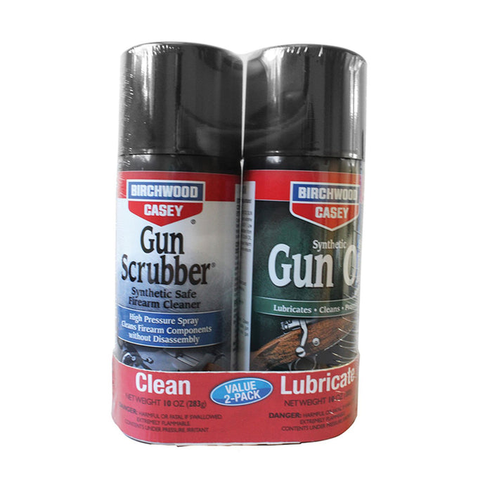 Birchwood Casey Gun Scrubber Synthetic Gun Oil Combo Pack