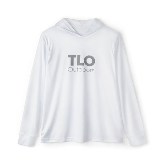 TLO Men's Sports Warmup Hoodie - Gray on White