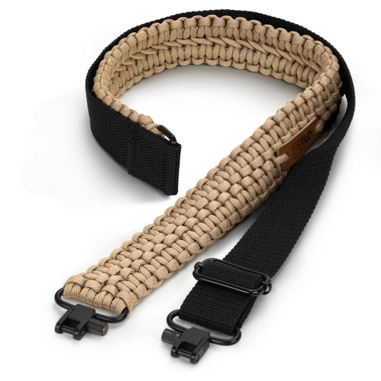 TLO Outdoors Adjustable 2-Point Paracord Tactical Gun Sling for Rifle, Shotgun, and Crossbows